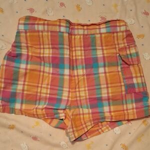 Colorful Plaid Kids Shorts